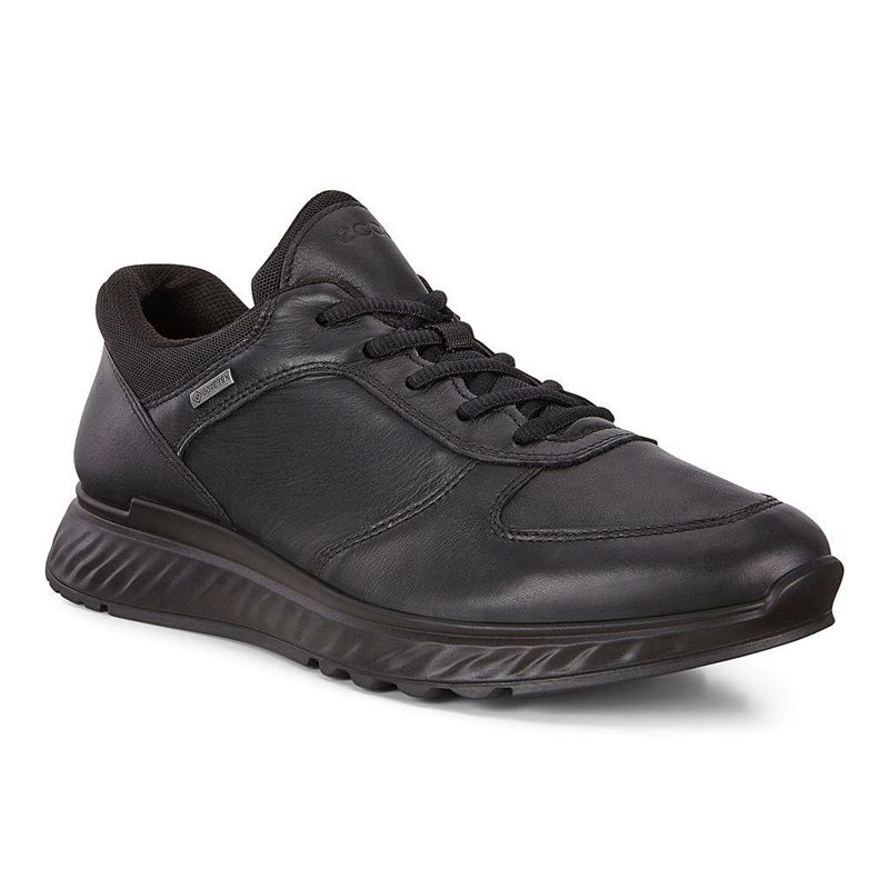 Men Gore-Tex Ecco Exostride M - Sneakers Black - India FRVNUO251